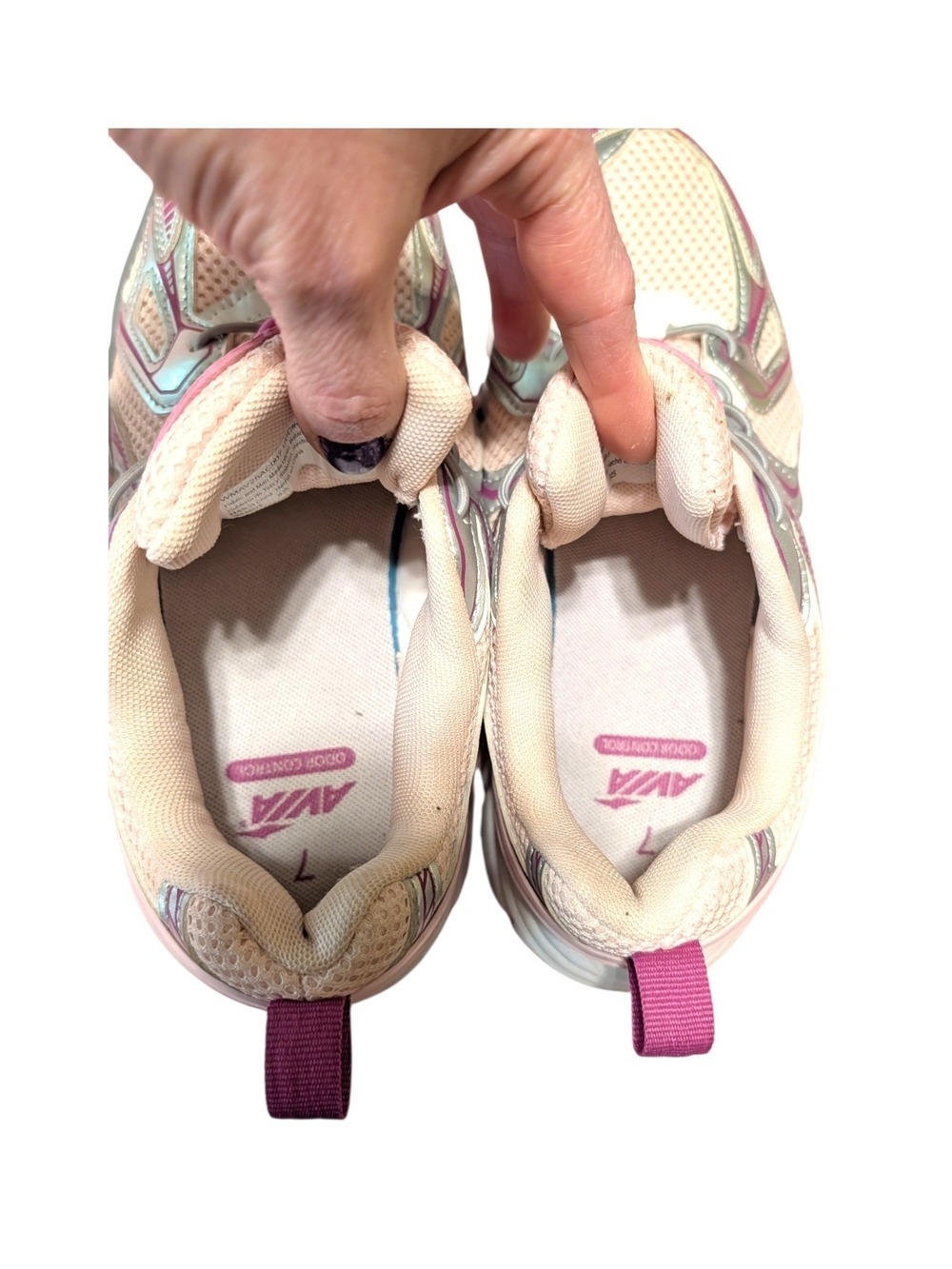 Avia Women's Pink Athletic Sneakers - Picture 8 of 10